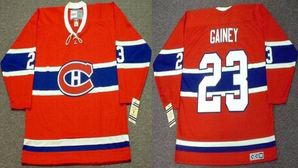 2019 Men Montreal Canadiens #23 Gainey Red CCM NHL jerseys->montreal canadiens->NHL Jersey